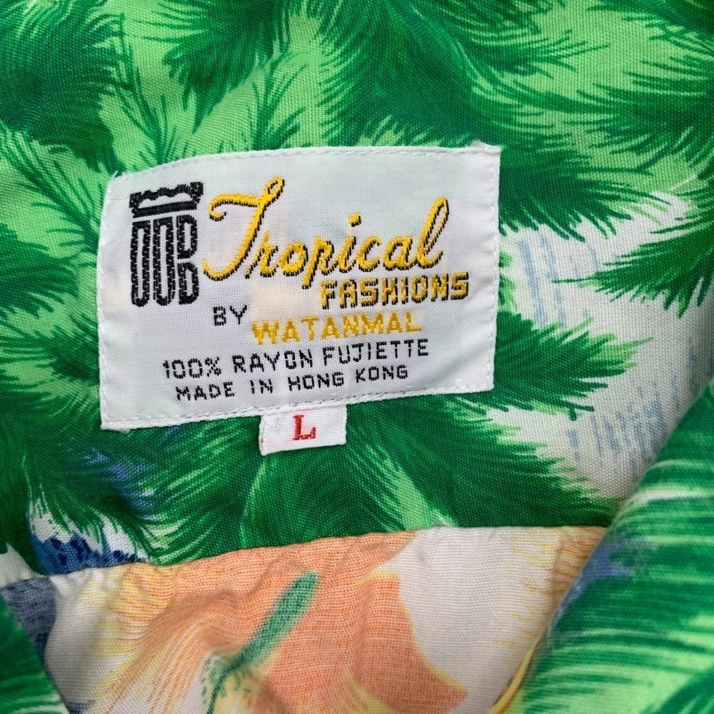 Tropical Fashions by Watanmal EUC Bahamas Shirt Size L - Picture 2 of 5